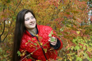 Девушка в лесу
